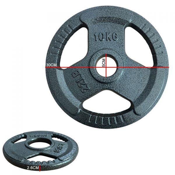 TRI-GRIP Cast Iron 2" Olympic Disc Weight Plates 1.25KG - 25KG - Image 6