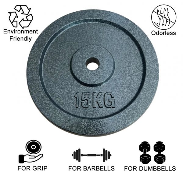 Cast Iron 1" Hole Weight Plates 1.25kg-20kg - Image 3