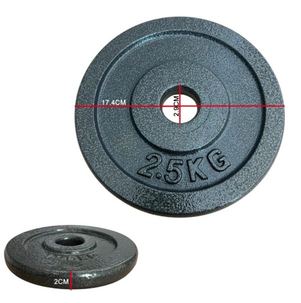 Cast Iron 1" Hole Weight Plates 1.25kg-20kg - Image 5