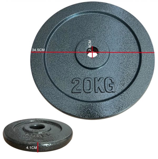 Cast Iron 1" Hole Weight Plates 1.25kg-20kg - Image 10