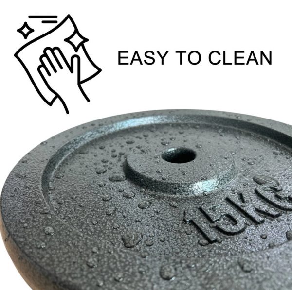 Cast Iron 1" Hole Weight Plates 1.25kg-20kg - Image 2