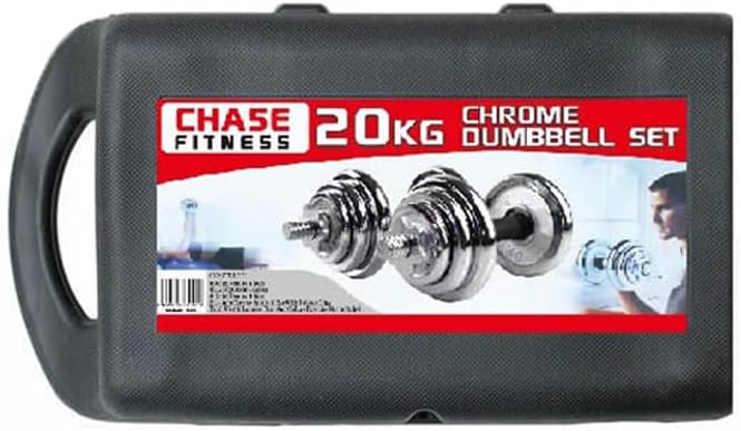 20kg Dumbbell and Barbell Weight Set - Image 4