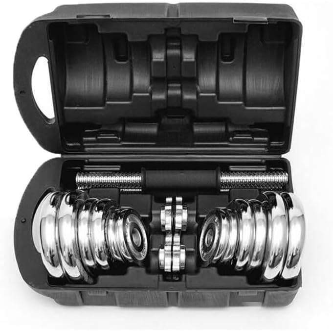 20kg Dumbbell and Barbell Weight Set - Image 2