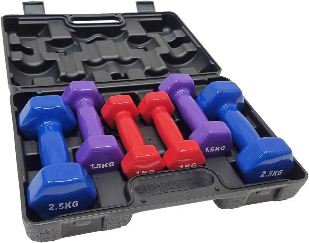10KG Vinyl Coated Dumbbell Set